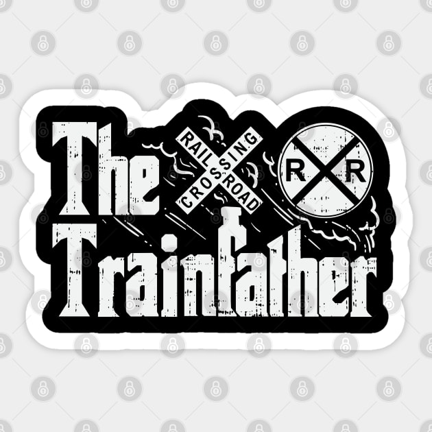 The Trainfather Sticker by maxdax